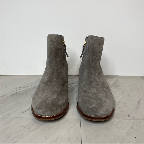 New! Cole Haan Haidyn Suede Buckle Gray Boot 8 1/2 - Picture 2 of 13